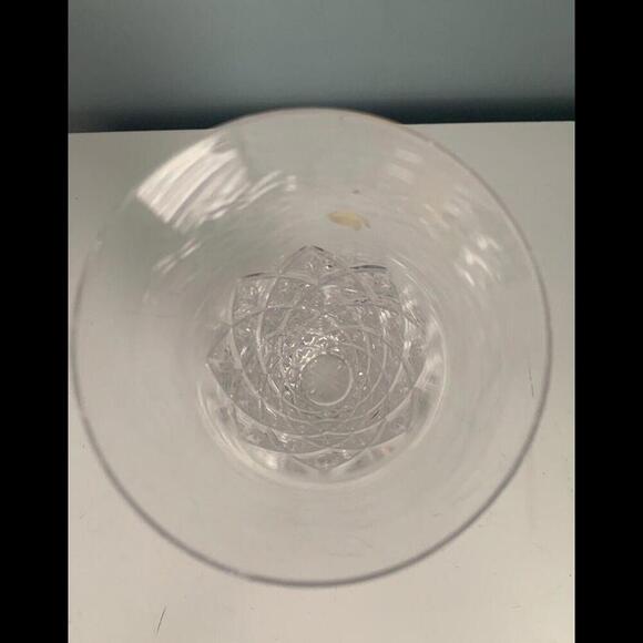 Atlantis Crystal Flower Vase 10.5" Tall ATL14 Collection Vintage MCM Tube - Picture 4 of 15